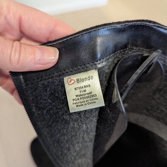 Blondo Black Over the Knee Boots - Picture 4 of 4